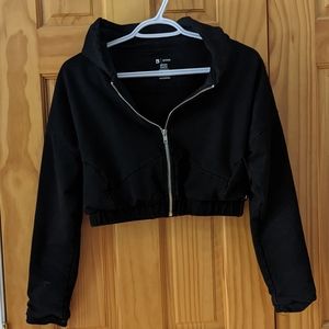 BuffBunny Crop Zip Hoodie